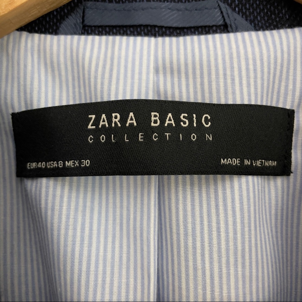 Zara Navy Blazer - Picture 2 of 4
